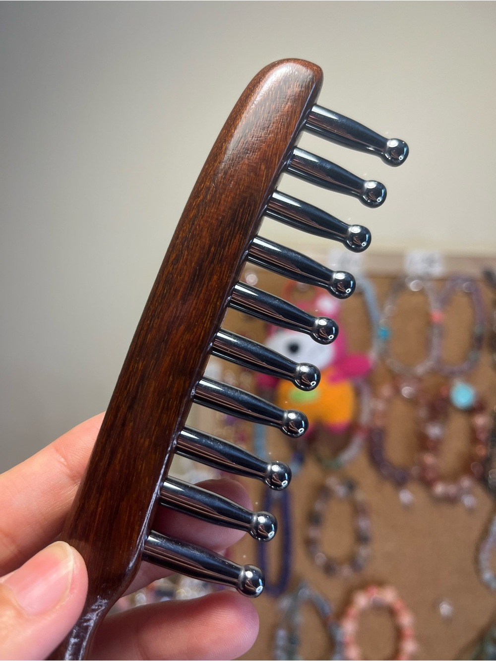 Hematite Massage Comb-NEW